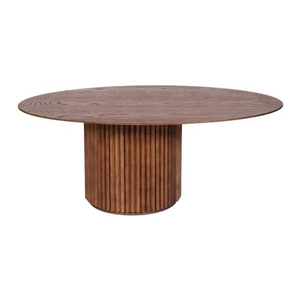 Asplund Palais Ovale Couchtisch Esche teak gebeizt