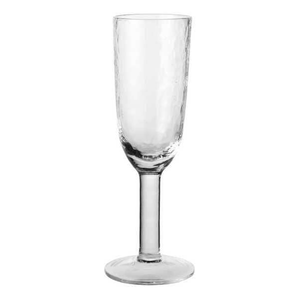 Broste Copenhagen Hammered Sektglas 20 cl Klar
