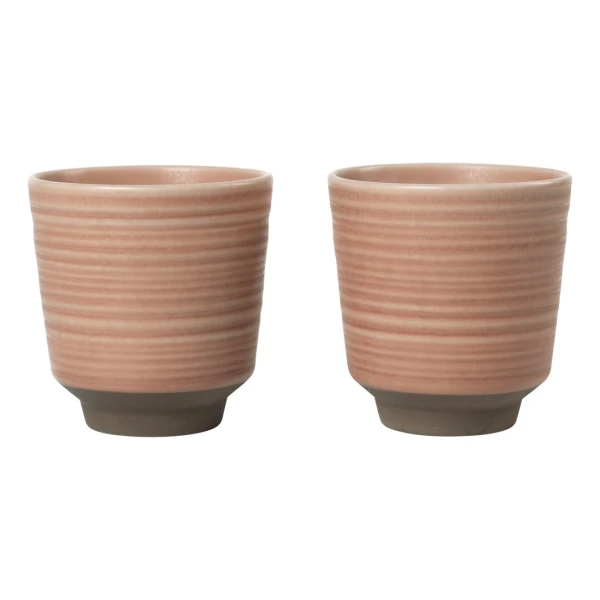 Broste Copenhagen Miko Becher 15 cl 2er-Pack Dusty pink