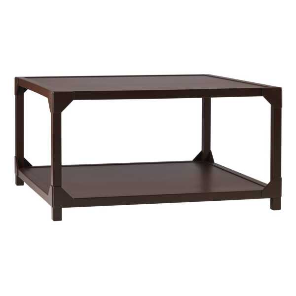 Gärsnäs Bleck Couchtisch 75x75 cm Furnier Buche-dunkelbraun gebeizt