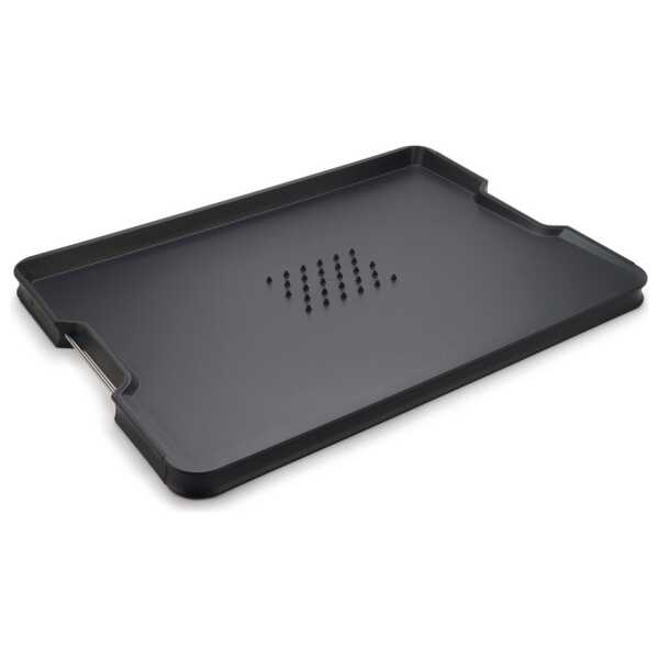 Joseph Joseph Cut & carve Schneidebrett Plus Schwarz XL