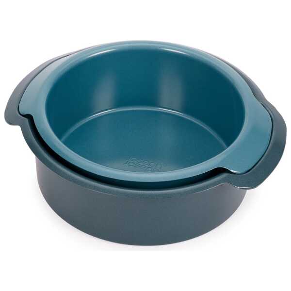 Joseph Joseph Nest Bake runde Backform 2-teilig Blau