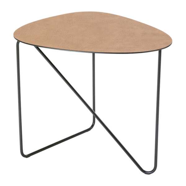 LIND DNA Curve Couchtisch Leder nature, hippo, l