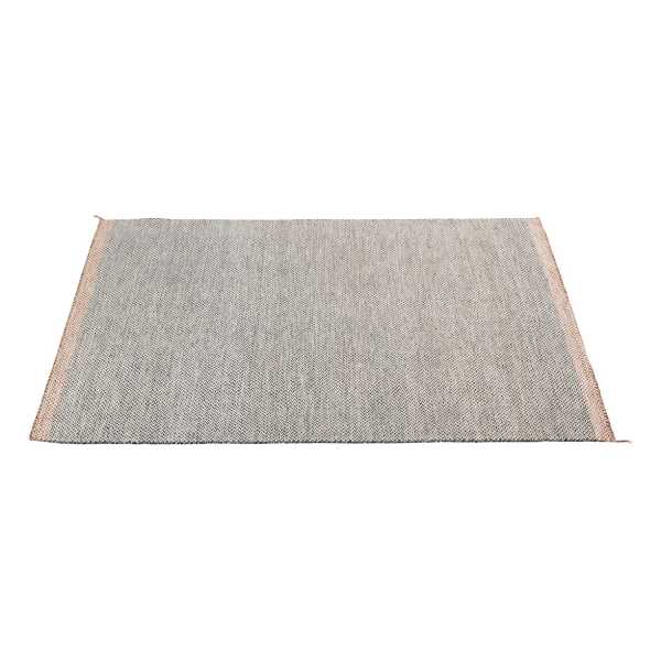 Muuto Ply Wollteppich 170 x 240cm Schwarz-weiß