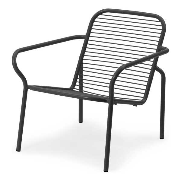 Normann Copenhagen - Vig Outdoor Lounge Chair, schwarz