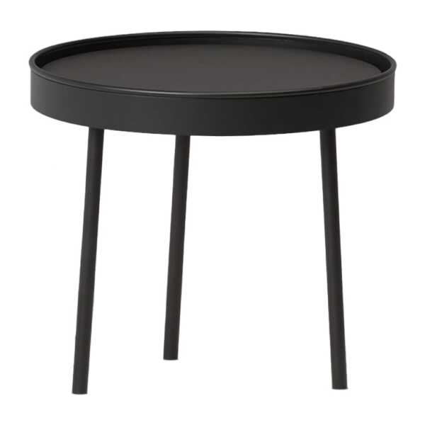 Northern Stalk Couchtisch schwarz klein Ø34 cm H:34 cm