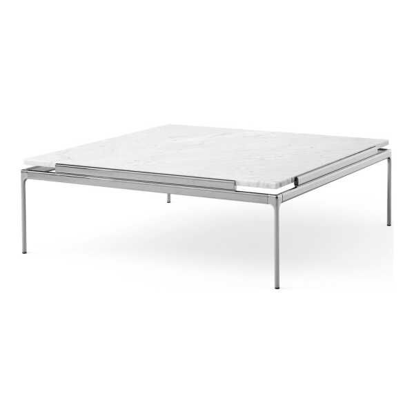 &Tradition Sett LN13 Couchtisch Bianco carrara-dark chrome