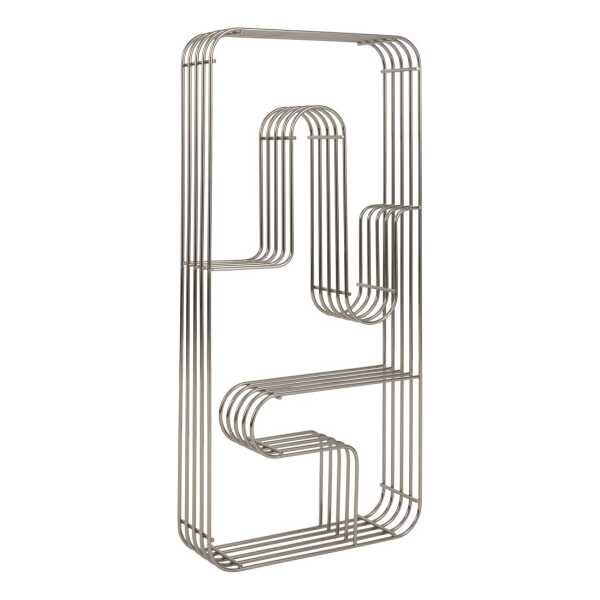 AYTM Curva Wandregal rechteckig Silber