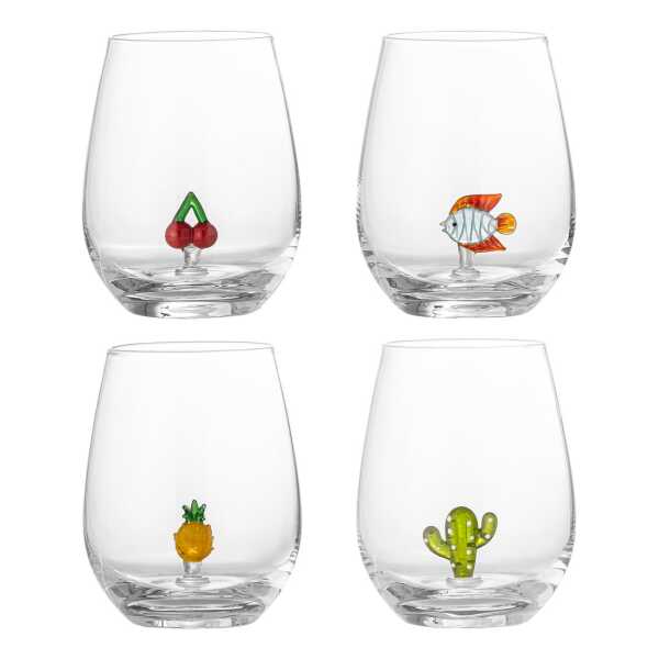 Bloomingville Misa Trinkglas 56 cl 4-teilig Clear