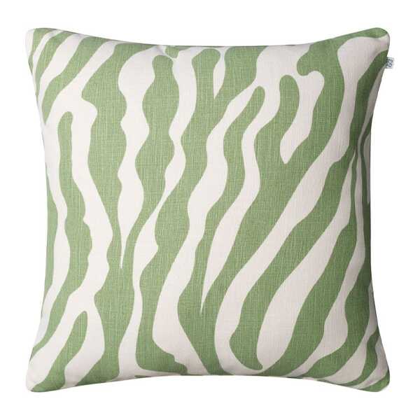 Chhatwal & Jonsson Zebra Outdoor Kissen 50 x 50 cm Sage/off white, 50 cm