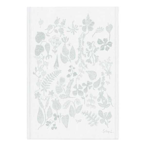 Ekelund Linneväveri Herbarium Geschirrtuch 35x50 cm Grau