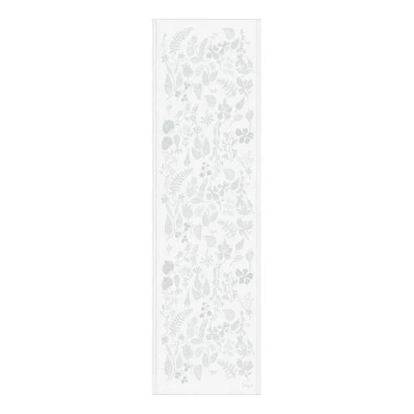 Ekelund Linneväveri Herbarium Tischläufer 35x120 cm Grau
