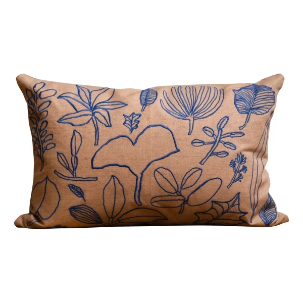Fine Little Day Botanic Kissenbezug 38x58 cm Brown-blue