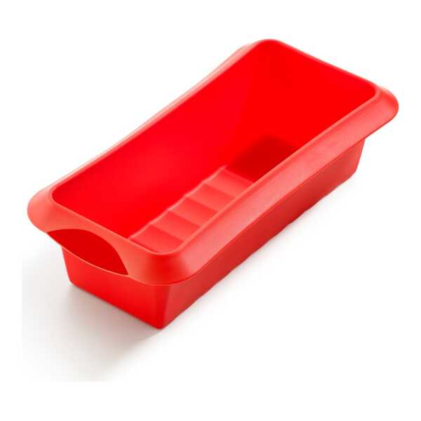 Lékué Lékué Backform Silikon 24 cm Rot