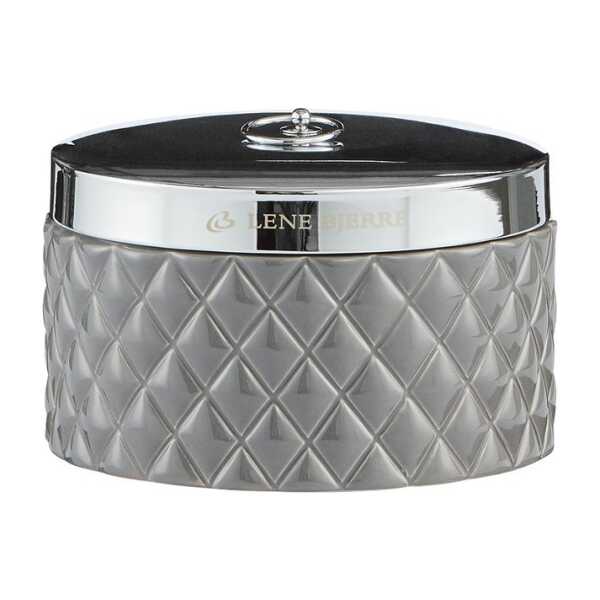 Lene Bjerre Portia Aufbewahrungs-Dose Ø15cm Grau-silber