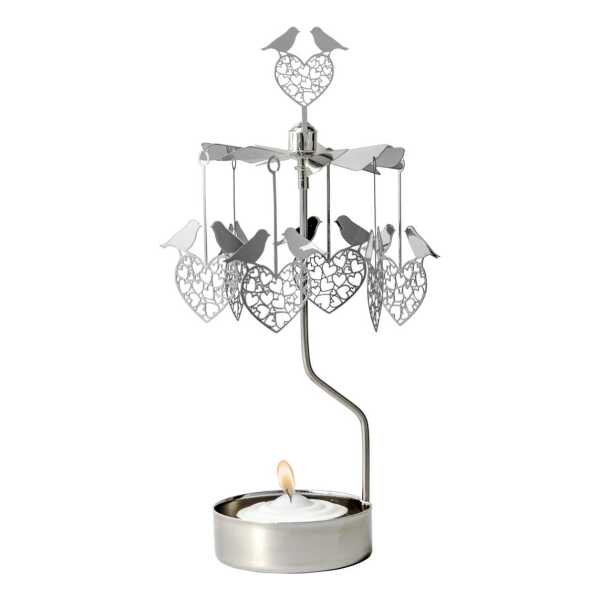 Pluto Design Engelspiel Vogelherz Silver