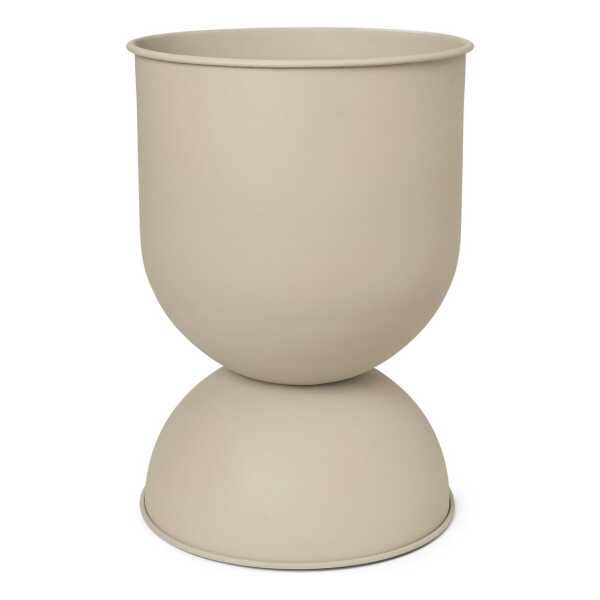 ferm LIVING Hourglass Blumentopf medium Ø41 cm Cashmere