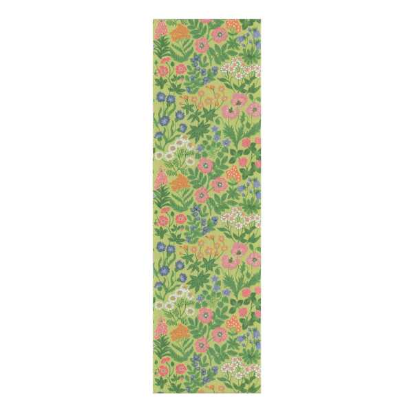 Ekelund Linneväveri Vildblommor Tischläufer 35x120 cm Grün