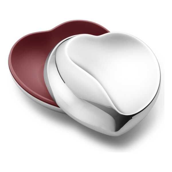 Georg Jensen Heart Box Schmuckkästchen Groß 12 x 13cm