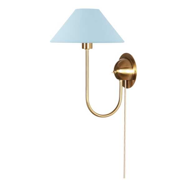 Globen Lighting Iris Wandleuchte Grau-Blau