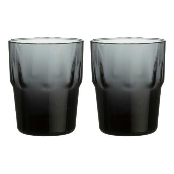 Iittala Solare Trinkglas 31 cl 2er-Pack Stahlgrau