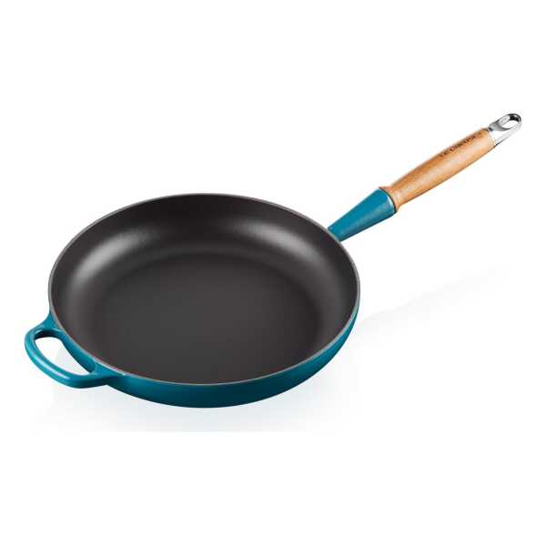 Le Creuset Le Creuset Signature Pfanne Holzgriff 28cm Deep Teal
