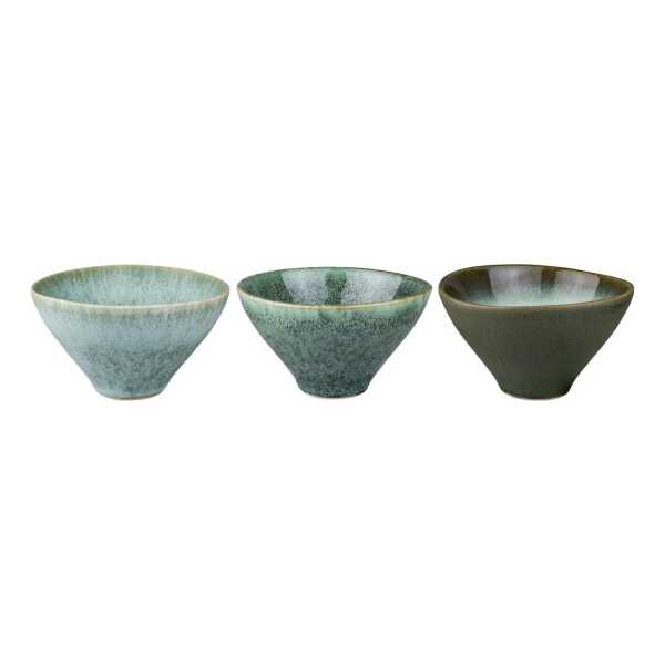 Mette Ditmer Elements Schale small Ø12 cm 3-teilig Green