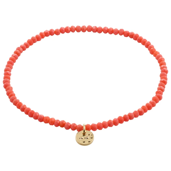 Pilgrim INDIE Armband Pfirsich, vergoldet