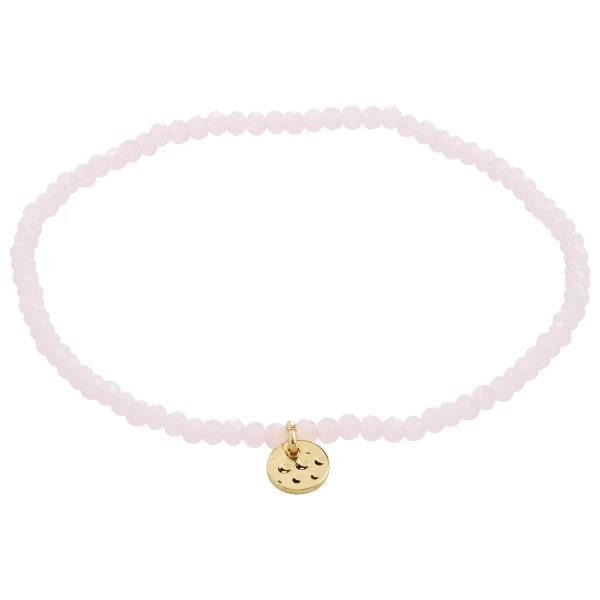 Pilgrim INDIE Armband rosa, vergoldet