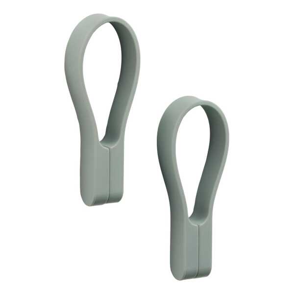 Zone Denmark Loop Handtuchhalter magnetisch 2er-Pack Matcha green
