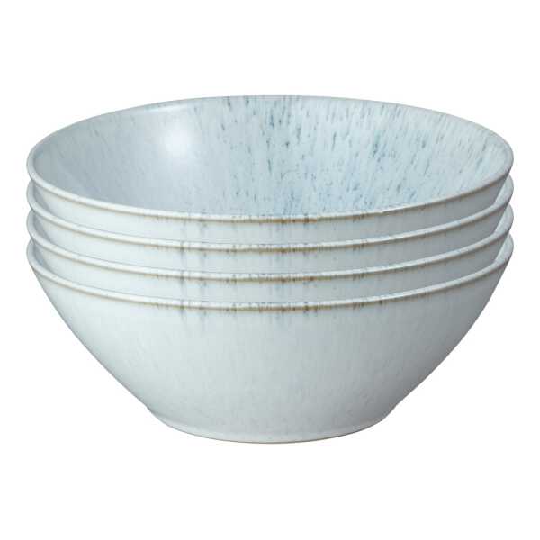Denby Kiln blue cereal Schale 4er-Pack 64 cl