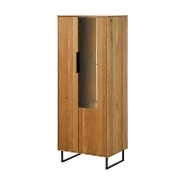 Highboard Wildeiche 55x43x145 natur geölt LINDAU #15