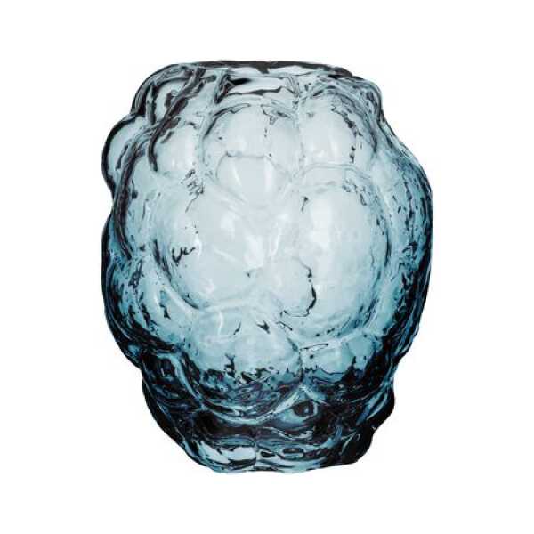 Kosta Boda Moss Vase zirkulär 11,5 cm Blau