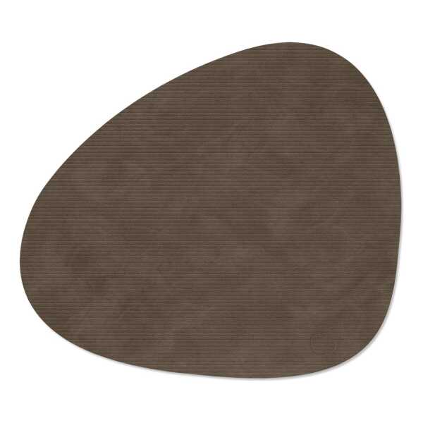 LIND DNA Corduroy Tischset curve L Caviar