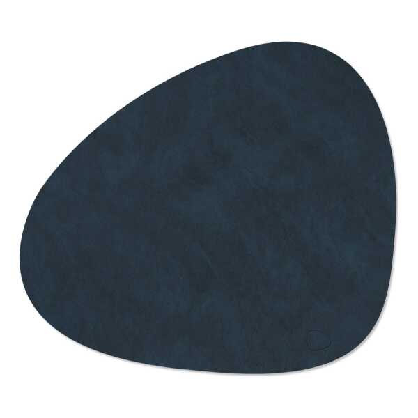 LIND DNA Nupo Tischset curve L Midnight blue