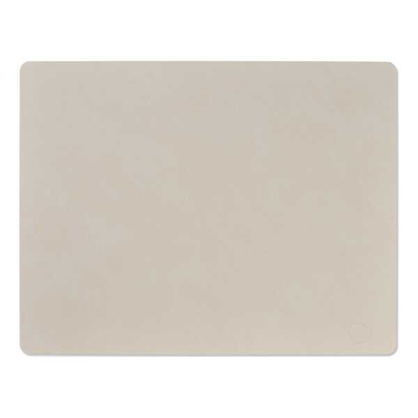 LIND DNA Nupo Tischset square L Oyster white