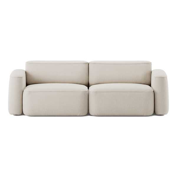 Massproductions Patch 2,5-Sitzer Sofa Linara 05 Porridge