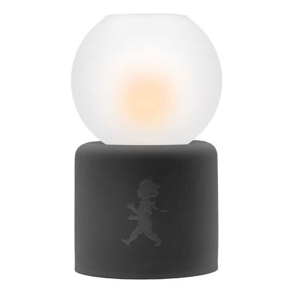 Solstickan Design Globe Teelichthalter Ø9,5x17 cm Dunkelgrau