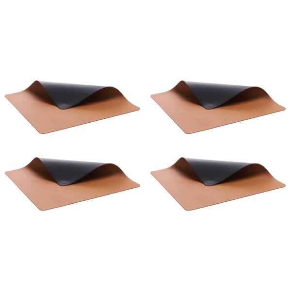 Bitz Bitz Tischset 33x46 cm 4er-Pack Schwarz-braun