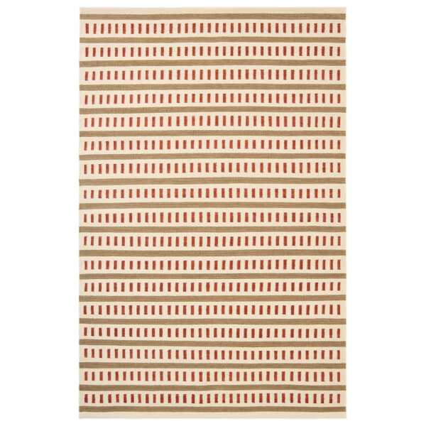 Chhatwal & Jonsson Ladakh Wollteppich Off white-beige-rust, 180x270 cm