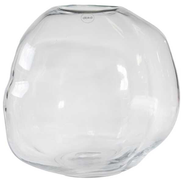 DBKD Pebble Vase klar Groß Ø28cm