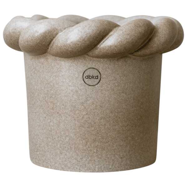 DBKD Twine Blumentopf Ø14cm Beige