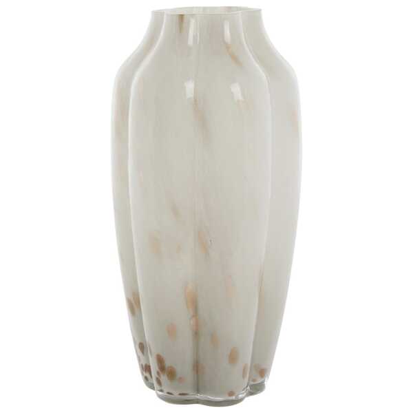 Lene Bjerre Mara Vase 15x15 cm Off White-Light gold