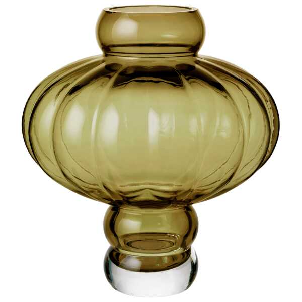 Louise Roe Balloon Vase 20cm Olive