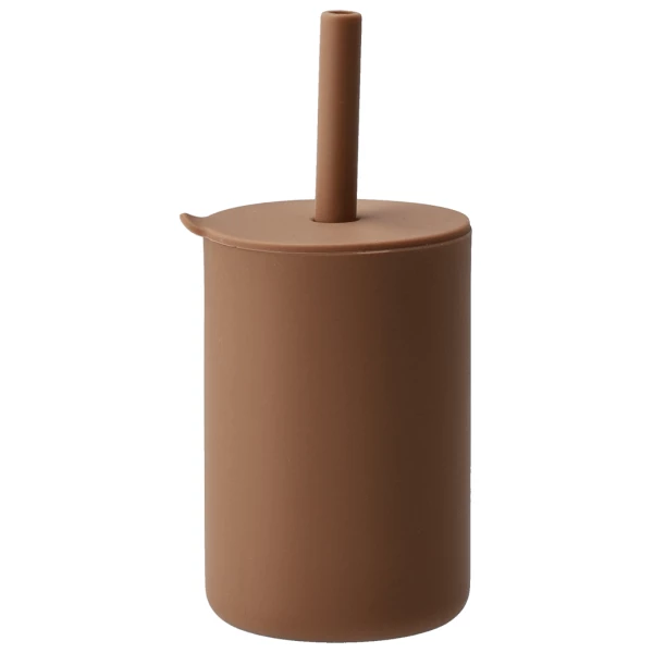 Scandi Living Vega Becher mit Silikonstrohhalm Hazel