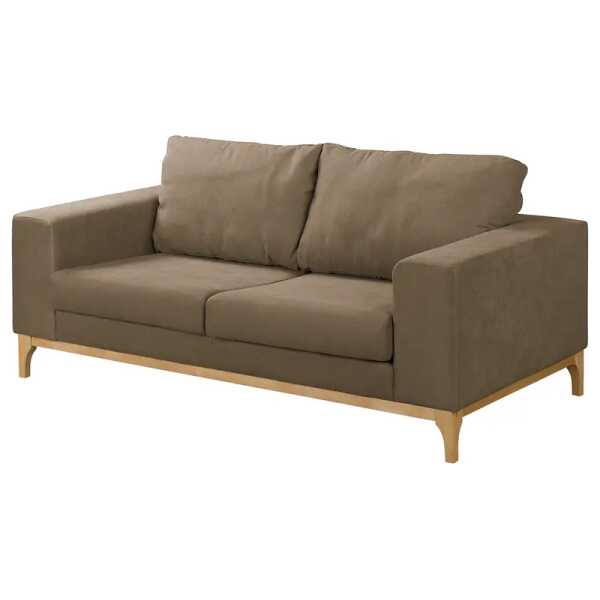 home24 Sofa Darling 2-Sitzer Pink Microfaser Rieka 176 x 83 x 94cm Skandi