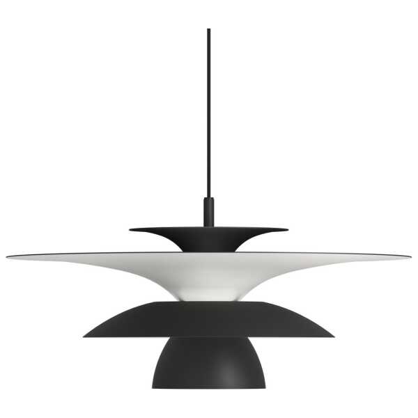 Belid Picasso Pendelleuchte Ø50cm Mattschwarz