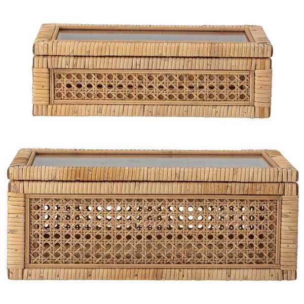 Bloomingville Box Schachtel 2er-Pack Natur