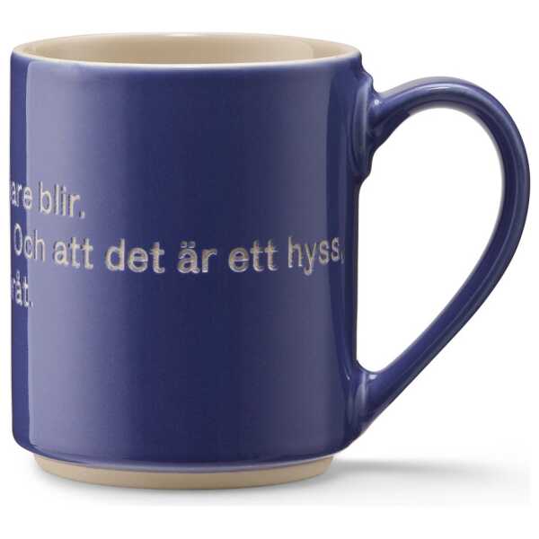 Design House Stockholm Astrid Lindgren Tasse, S'not something you plan Blau-schwedisch