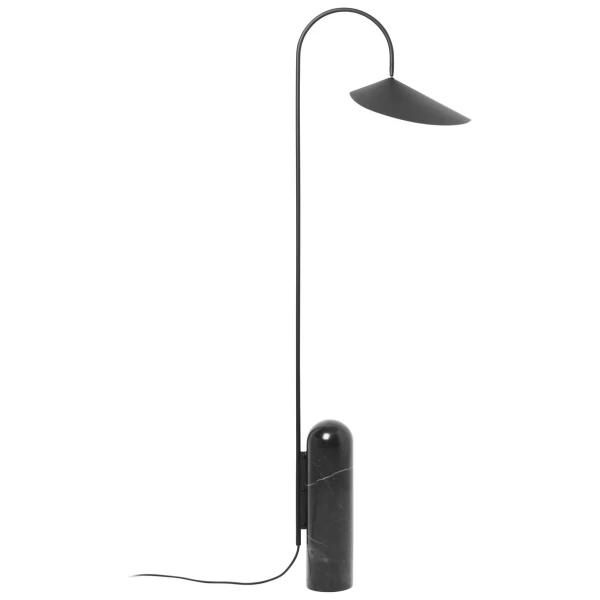 Ferm Living Arum Stehleuchte Schwarz